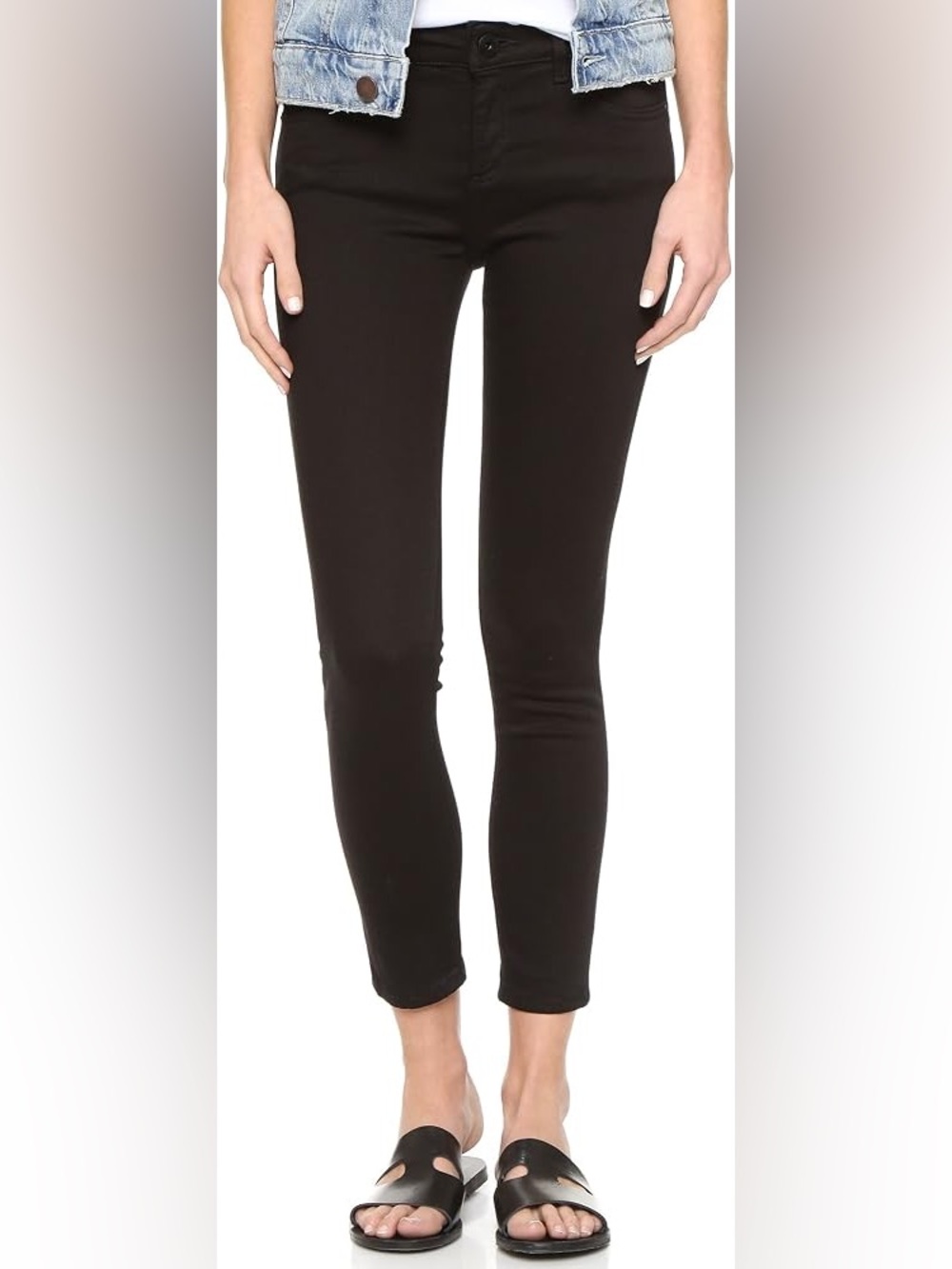 DL1961 | Florence Mid Rise Instasculpt Skinny Black Jeans Size 24 New